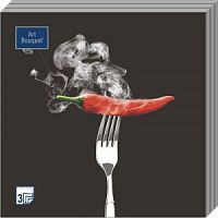 Салфетки 3сл 33x33 20л. Art Bouquet "Hot chili" 1/12