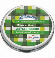 Лена клейкая двухсторонняя на вспененной основе 15мм х 10м Klebebander 1/10 TFK003T