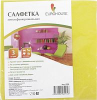Салфетка бытовая вискоза 30х30 см (А3) 1/80 ЕвроХаус 5792