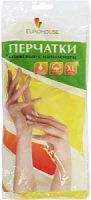 Перчатки латексные с хлопковым напылением XL 3699 12/240