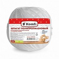 ШПАГАТ полипропилен. 50м 1000 Текс белый Komfi/60 HRP050W