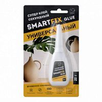 КЛЕЙ  Супер универсальный блистер 20 гр. SmartFix GLUE  1/96/12