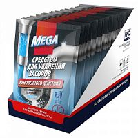 КРОТ Средство для удаления засоров MEGA, 60 г (в шоубоксе)