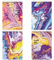 БЛОКНОТ А5 80л клетка BRAUBERG Colorful art 114371