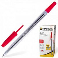 РУЧКА шар. BRAUBERG Line КРАСНАЯ  141341