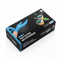 Перчатки нитриловые голубые усиленные XL (А100) ADM SEMP004K